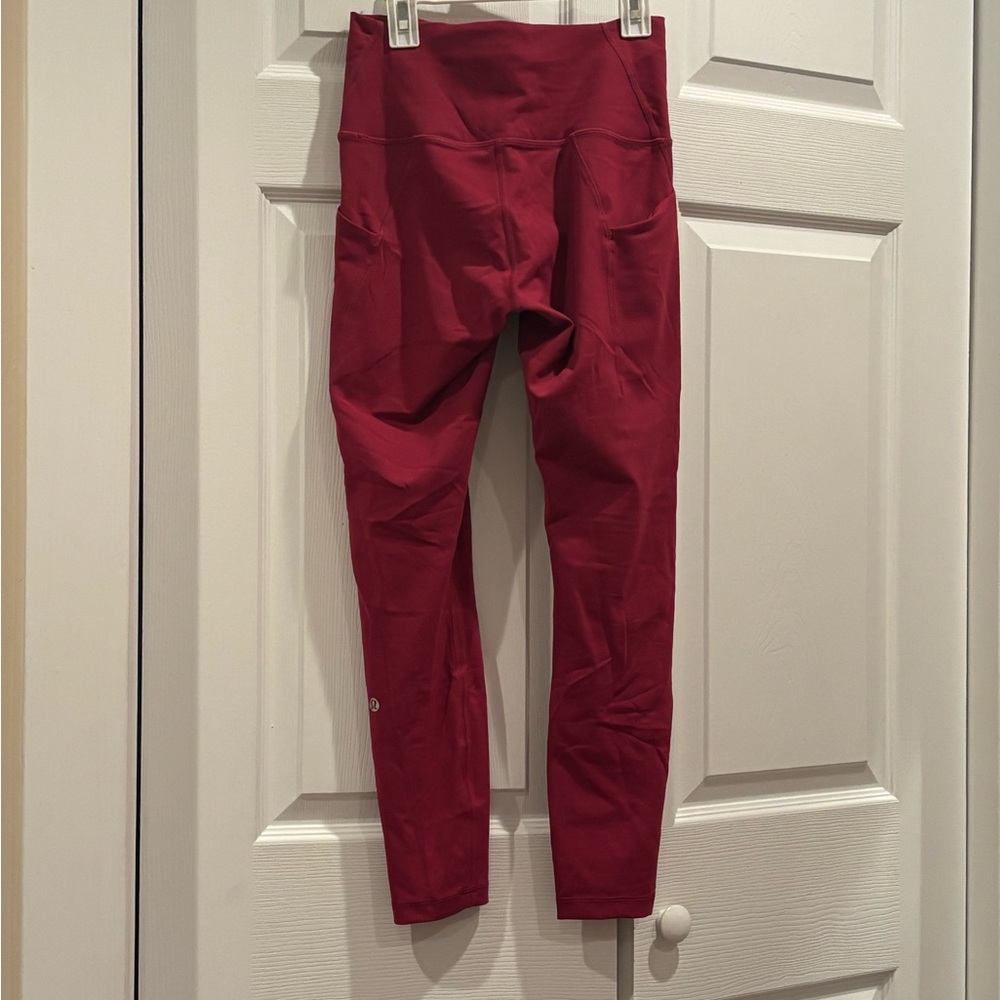 lululemon athletica Red Leggings